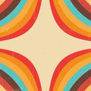 Simple retro wallpaper