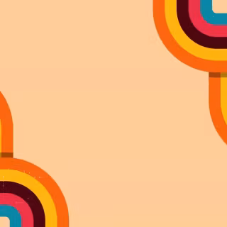 Simple retro wallpaper