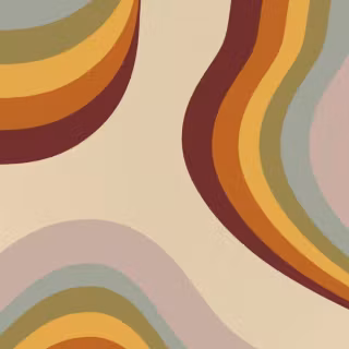 Simple retro wallpaper