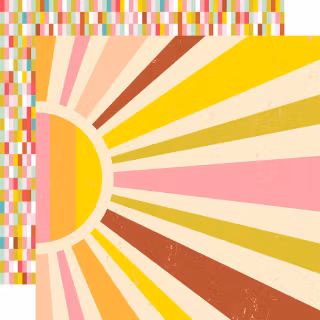 Simple retro wallpaper