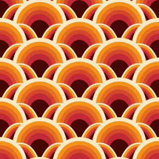 Simple retro wallpaper