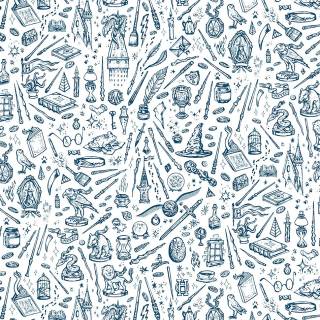 Harry Potter pattern wallpaper