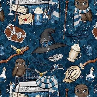 Harry Potter pattern wallpaper
