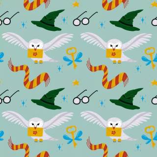 Harry Potter pattern wallpaper
