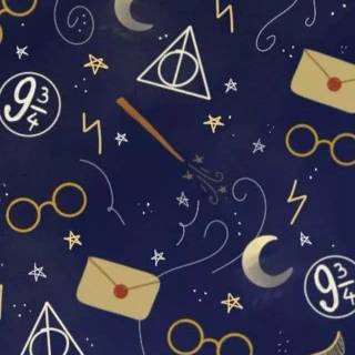 Harry Potter pattern wallpaper