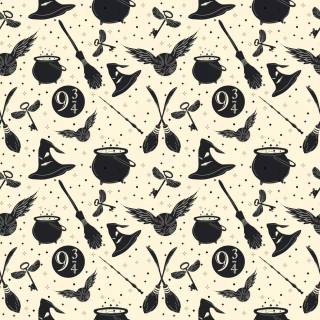 Harry Potter pattern wallpaper