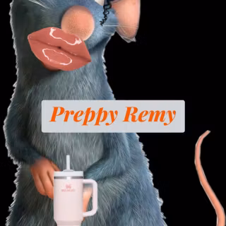 Preppy rat wallpaper