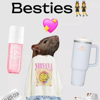 Preppy rat wallpaper