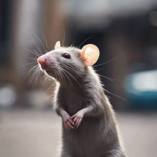 Preppy rat wallpaper