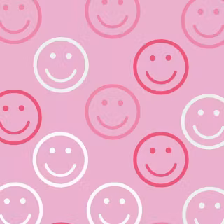 Pink smile face wallpaper