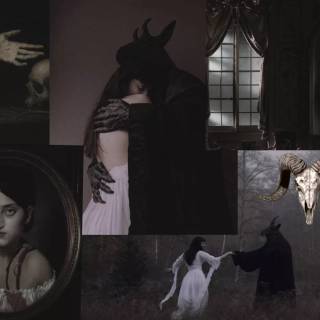 Gothic laptop Tumblr wallpaper