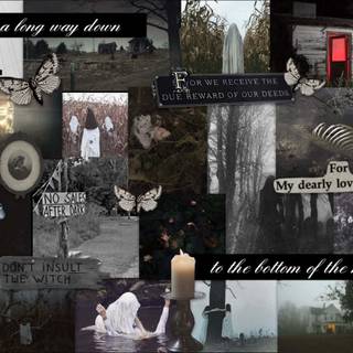 Gothic laptop Tumblr wallpaper