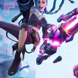 Jinx 4k phone wallpaper