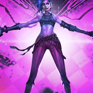 Jinx 4k phone wallpaper