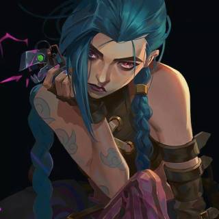 Jinx 4k phone wallpaper