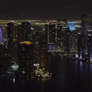 Miami at night wallpaper