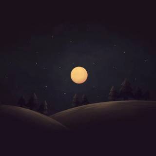 Simple black desktop wallpaper