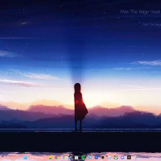 Desktop anime scenery wallpaper