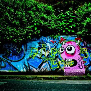 Street art 4k wallpaper