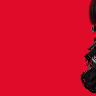 Cyberpunk girl desktop wallpaper