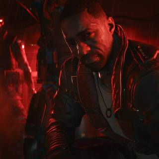 Cyberpunk red 4k wallpaper