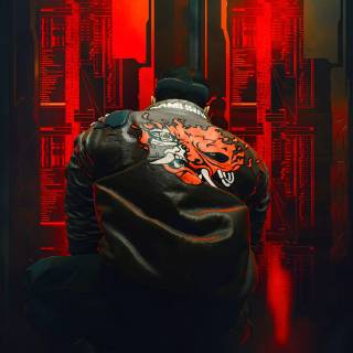 Cyberpunk red 4k wallpaper