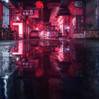 Cyberpunk red 4k wallpaper