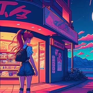 Anime retro 4k wallpaper