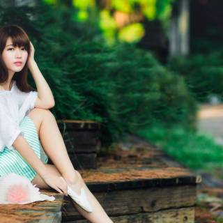 4k Korean girl wallpaper