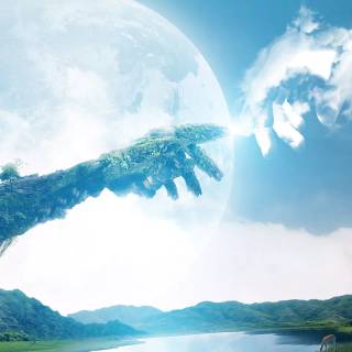 The Creation of Adam 4k wallpaper