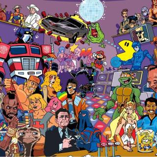 Fancy cartoon wallpaper