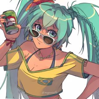 Brazilian Miku wallpaper