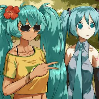 Brazilian Miku wallpaper