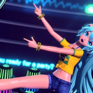 Brazilian Miku wallpaper