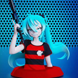 Brazilian Miku wallpaper