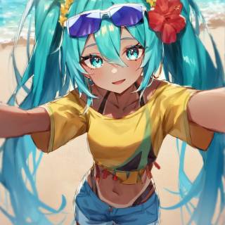 Brazilian Miku wallpaper