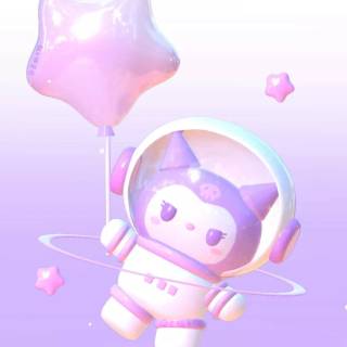 Galaxy Kuromi wallpaper