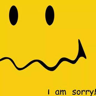 Sorry Emoji wallpaper