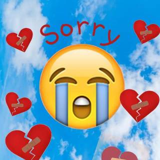 Sorry Emoji wallpaper