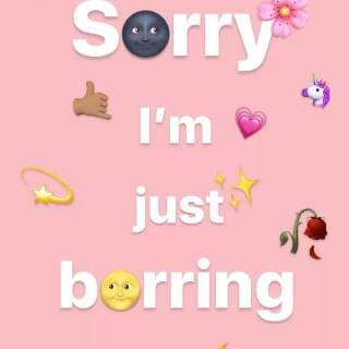 Sorry Emoji wallpaper