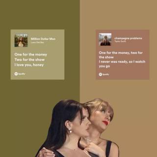 Taylor Swift x Lana Del Rey wallpaper