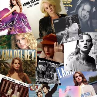 Taylor Swift x Lana Del Rey wallpaper