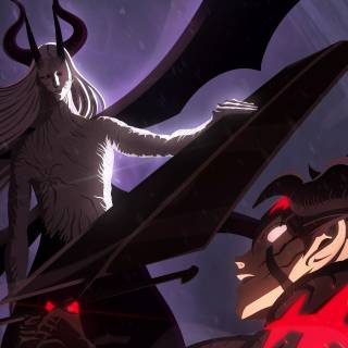 Black Clover Asta vs Lucifero wallpaper