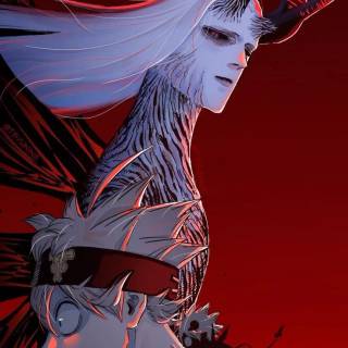 Black Clover Asta vs Lucifero wallpaper