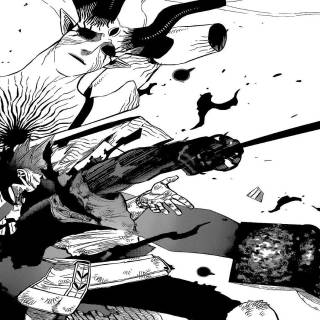 Black Clover Asta vs Lucifero wallpaper