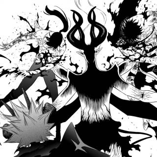 Black Clover Asta vs Lucifero wallpaper