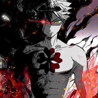 Black Clover Asta vs Lucifero wallpaper