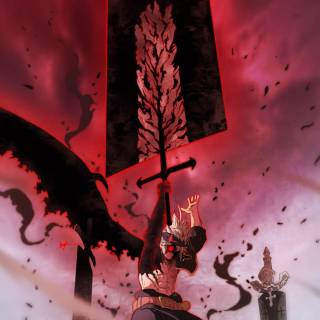 Black Clover Asta vs Lucifero wallpaper