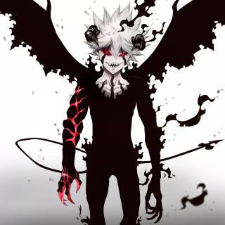 Black Clover Asta vs Lucifero wallpaper