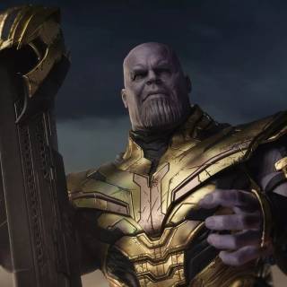 Thanos fighting wallpaper